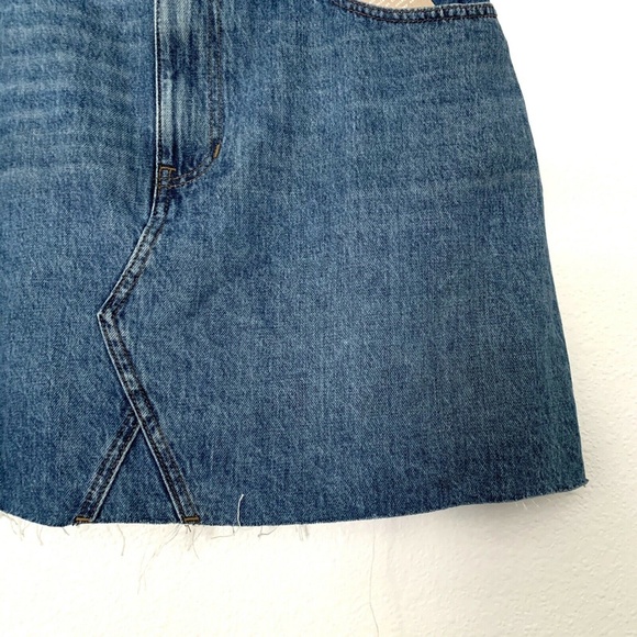 Madewell Rigid Denim A-Line Mini Skirt - Picture 8 of 10